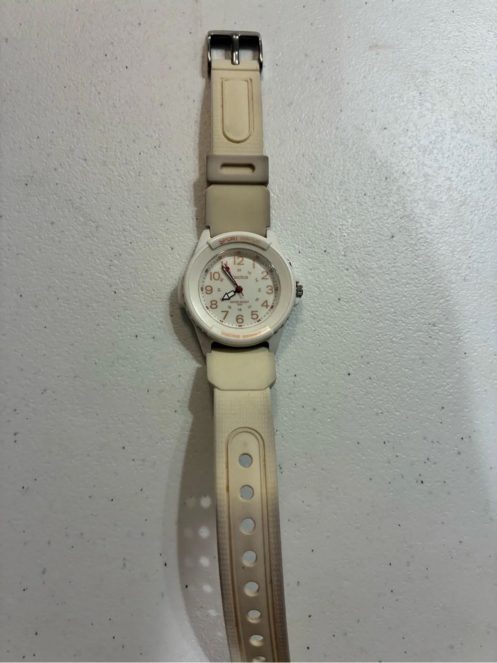 White Sport Watch - Water Resistant 50M